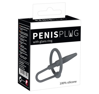 Penis Plug with Glans Ring